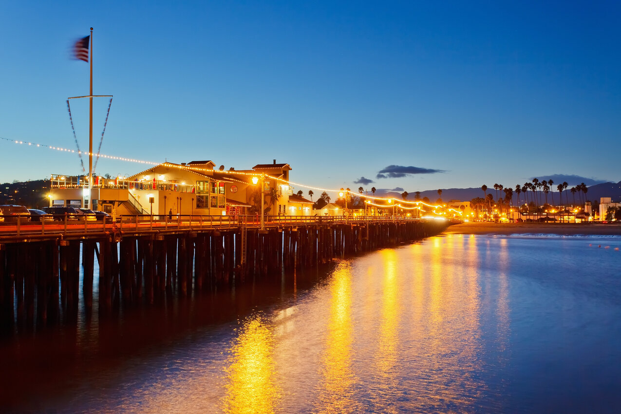 Santa Barbara Pier, representing the local community Good Land Plumbing has served since 1978